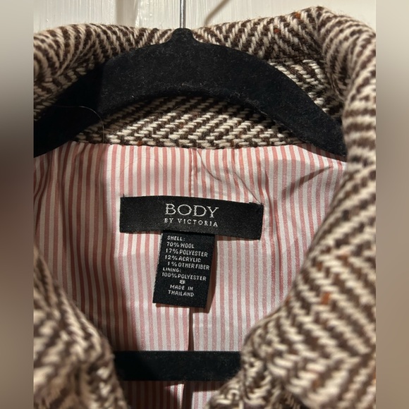 Body by Victoria herringbone wool bomber. - Picture 2 of 10